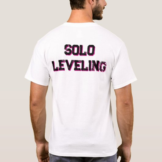 🖤 Solo Leveling T-Shirt | Anime Inspired Design (Achterkant)