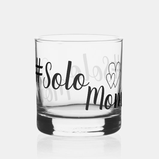 # Solo Moeder Single Ouder Drinkware Set Whisky Glas (Voorkant)