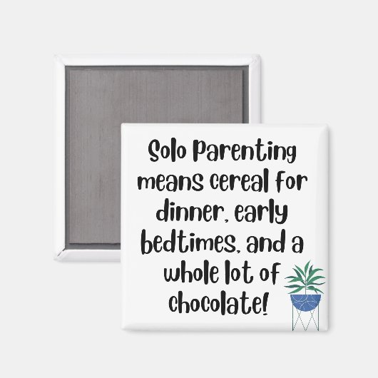 Solo Ouderschap betekent... Magnet (Voorkant / Achterkant)