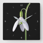 Solo Perfectie Vierkante Klok (Voorkant)