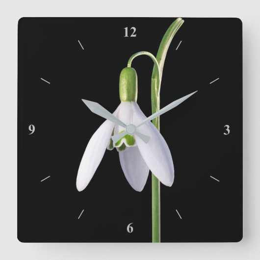 Solo Perfectie Vierkante Klok (Voorkant)