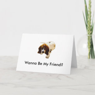 Solo Puppy_Look, Wil je mijn vriend zijn? Kaart