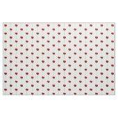 Solo Red IJsland Poppy Pattern Fabric Stof (Yard (91,4 cm))