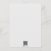 Solo roze kerstboom en gouden ster informatiekaartje (Achterkant)