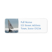 Solo Sail Mailing Label (Voorkant)