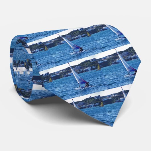 Solo Sailing Dinghy Stropdas (Opgerold)