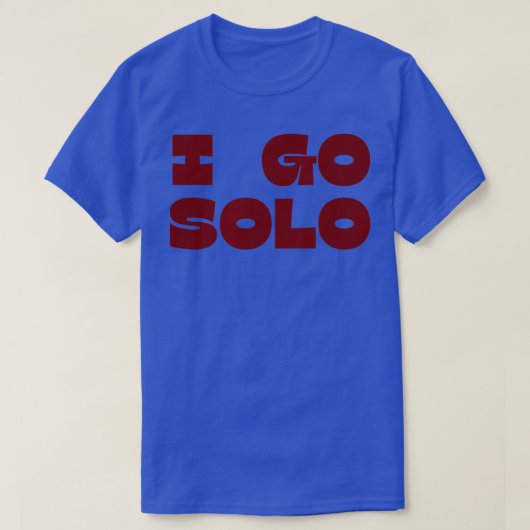 SOLO Solo Camp Funny Adventure Mannen Vrouwen T-shirt (Design voorkant)