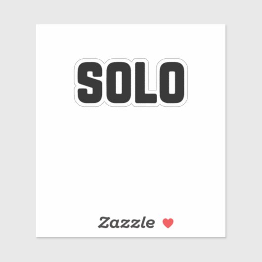 Solo Sticker (Vel)