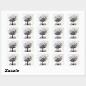 Solo Tree in monochrome Stickers (Vel)
