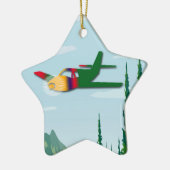 Solo-vlucht Keramisch Ornament (Links)