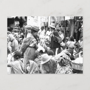 Sololá markt Guatemala  foto Briefkaart