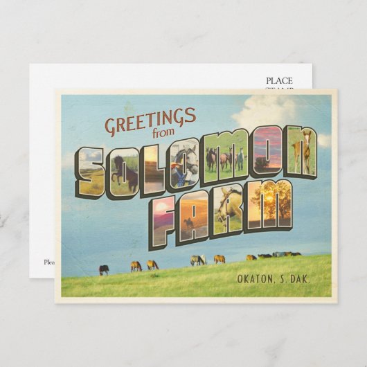Solomon Boerderij Briefkaart (Voorkant / Achterkant)