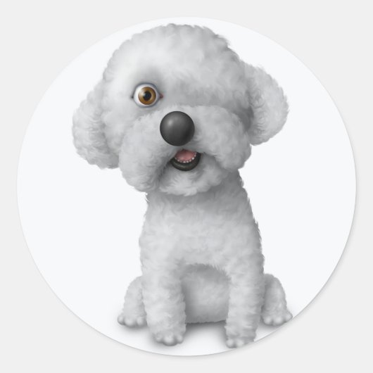 Solomon - Cartoon 2 Ronde Sticker (Voorkant)