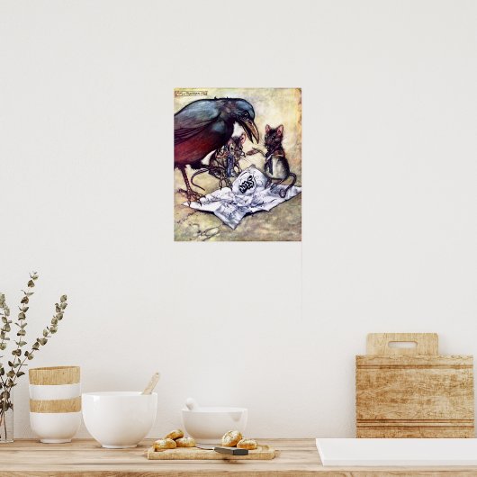 Solomon Caw en assistenten Poster (Keuken)