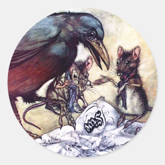 Solomon Caw en assistenten Ronde Sticker (Voorkant)