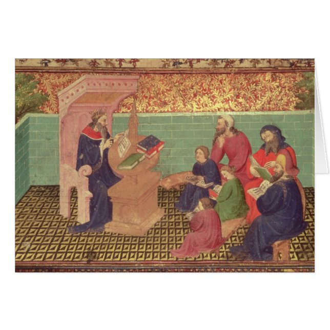 Solomon dicteert de spreekwoorden (Voorkant Horizontaal)