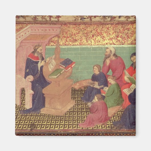 Solomon dicteert de spreekwoorden magneet (Voorkant)