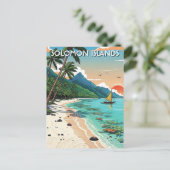Solomon Eilanden Reizen Briefkaart (Staand voorkant)