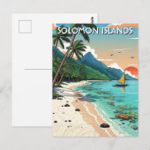 Solomon Eilanden Reizen Briefkaart (Voorkant / Achterkant)