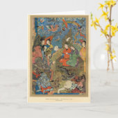 Solomon en de Koningin van Sheba, 16de eeuw Kaart (Gele Bloem)