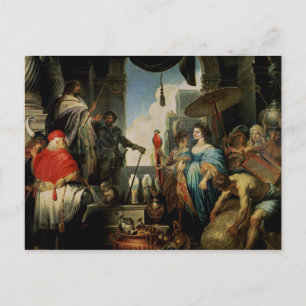 Solomon en de koningin van Sheba Briefkaart