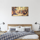 Solomon en de koningin van Sheba Canvas Afdruk (Insitu (Slaapkamer))