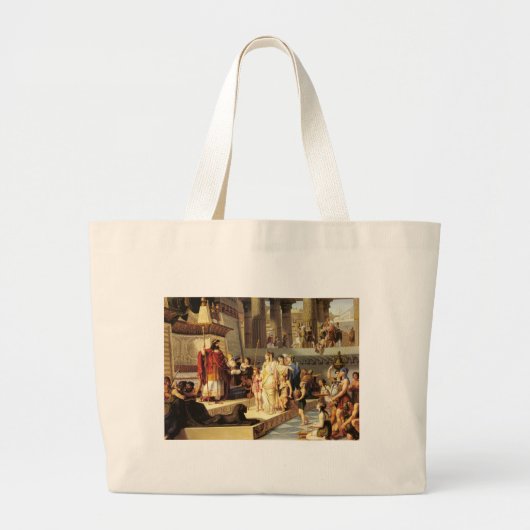 Solomon en de koningin van Sheba - Giovanni De Min Grote Tote Bag (Voorkant)