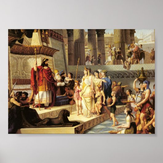 Solomon en de koningin van Sheba - Giovanni De Min Poster (Voorkant)