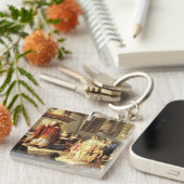 Solomon en de koningin van Sheba - Giovanni De Min Sleutelhanger (Voorkant Rechts)