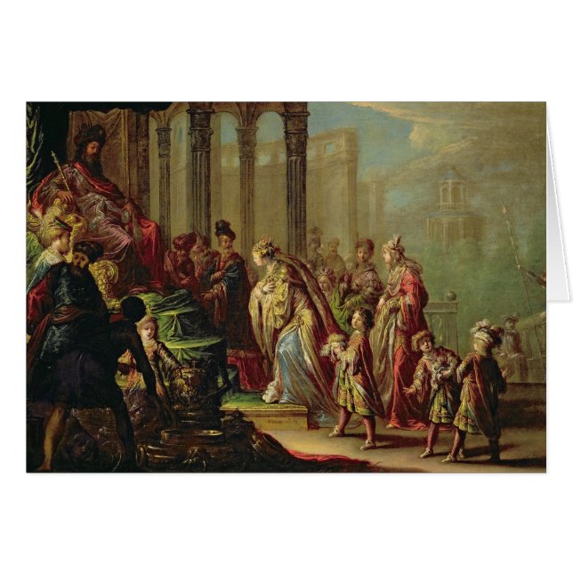 Solomon en de koningin van Sheba, of Esther voor A (Voorkant Horizontaal)