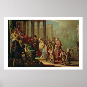 Solomon en de koningin van Sheba, of Esther voor A Poster