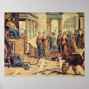 Solomon en de koningin van Sheba Poster