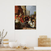 Solomon en de koningin van Sheba Poster (Keuken)