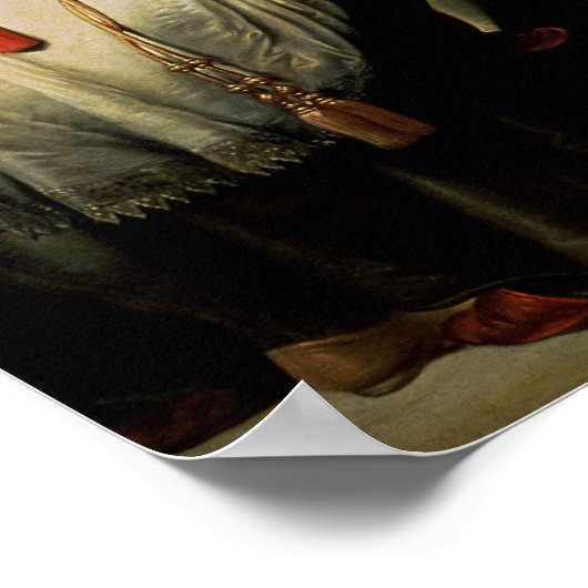 Solomon en de koningin van Sheba Poster (Hoek)