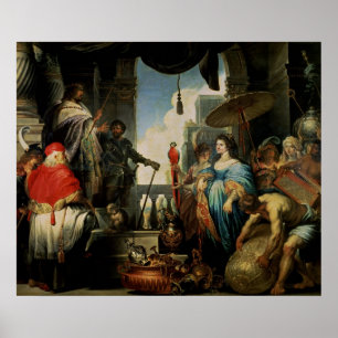 Solomon en de koningin van Sheba Poster