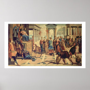 Solomon en de koningin van Sheba Poster