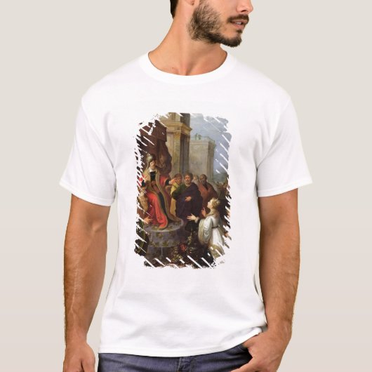 Solomon en de koningin van Sheba T-shirt (Voorkant)