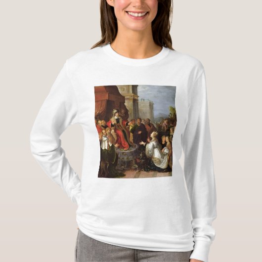 Solomon en de koningin van Sheba T-shirt (Voorkant)