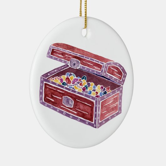 Solomon en de Treasure of Wisdom Jesse Tree Keramisch Ornament (Rechts)