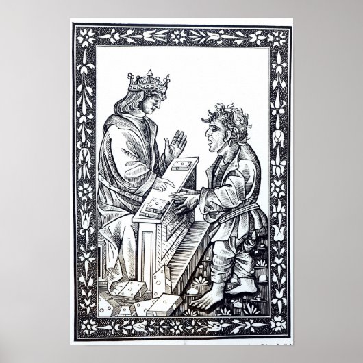 Solomon en Marcoul, illustratie van Poster (Voorkant)