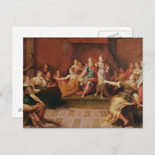 Solomon en zijn vrouwen briefkaart (Voorkant / Achterkant)