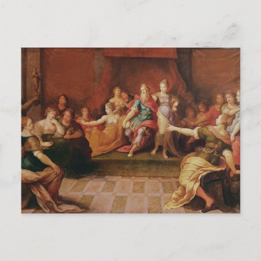 Solomon en zijn vrouwen briefkaart (Voorkant)