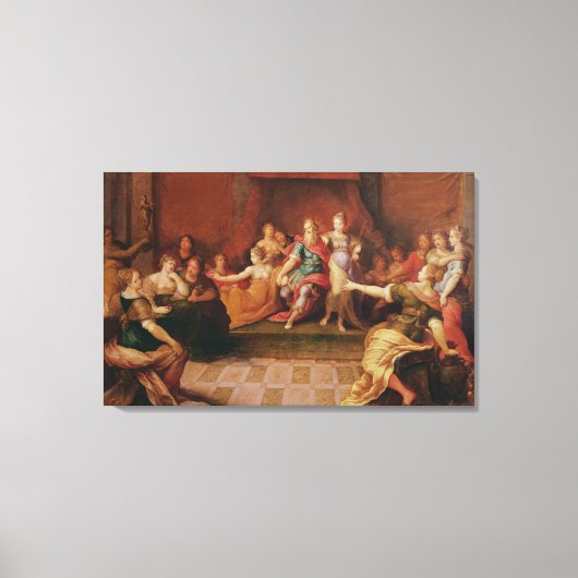 Solomon en zijn vrouwen canvas afdruk (Voorkant)