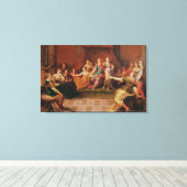 Solomon en zijn vrouwen canvas afdruk (Insitu (Houten vloer))