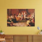 Solomon en zijn vrouwen canvas afdruk (Insitu (Woonkamer))