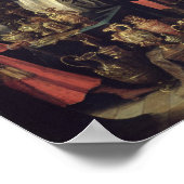 Solomon in the Treasury of the Temple, 1633 Poster (Hoek)