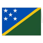 Solomon Islands Flag (Voorkant Horizontaal)