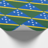 Solomon Islands Flag Cadeaupapier (Hoek)