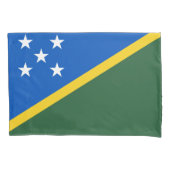 Solomon Islands Flag Kussensloop (Voorkant)