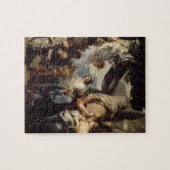 Solomon offert de idols op legpuzzel (Horizontaal)